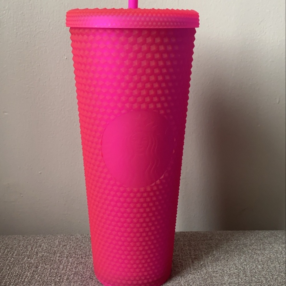 Starbucks Hot Pink Tumbler